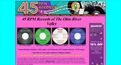 Desktop Screenshot of 45rpmrecords.com